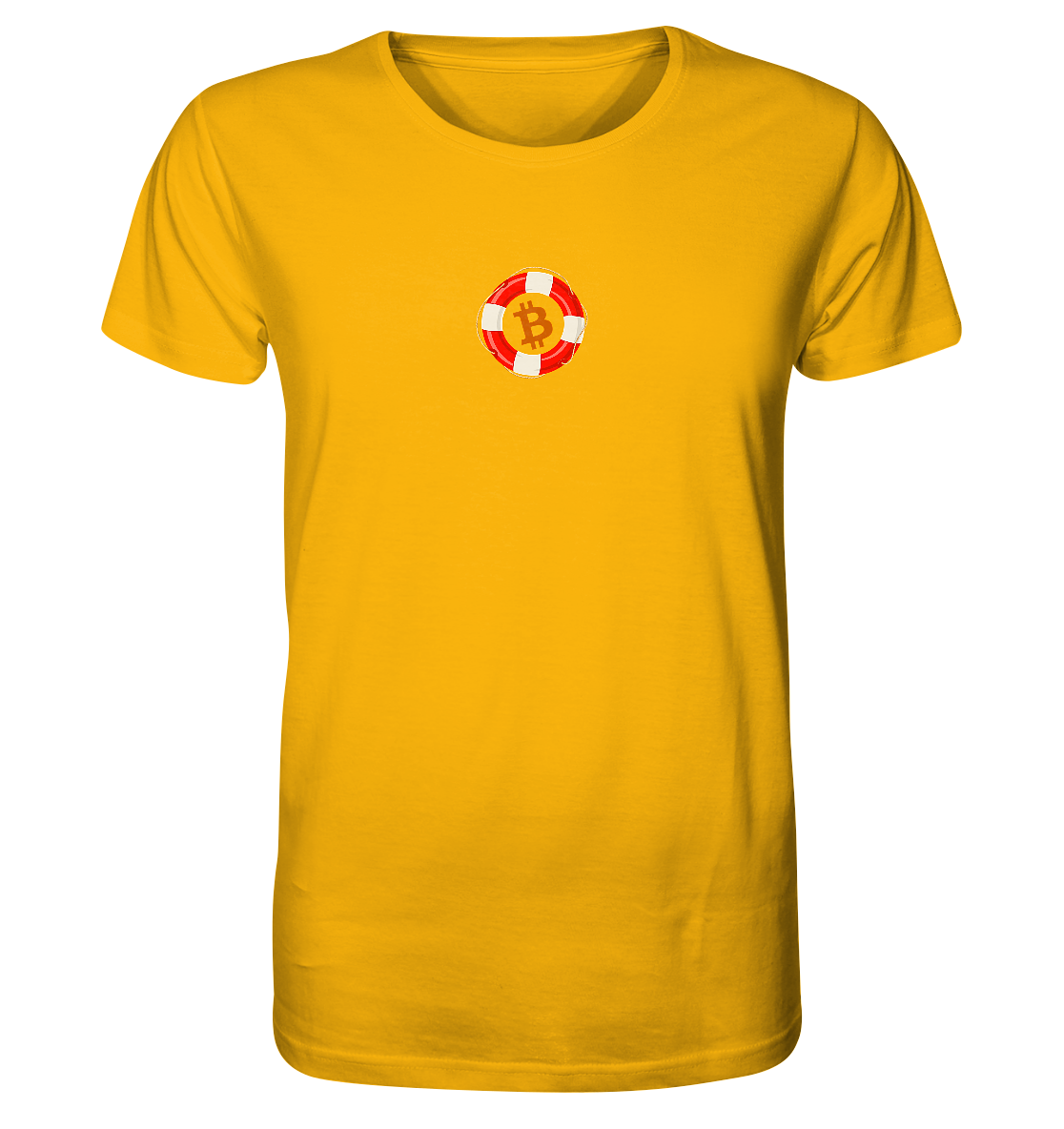 Minimalistisch Rettungsring Bitcoin - Organic Shirt