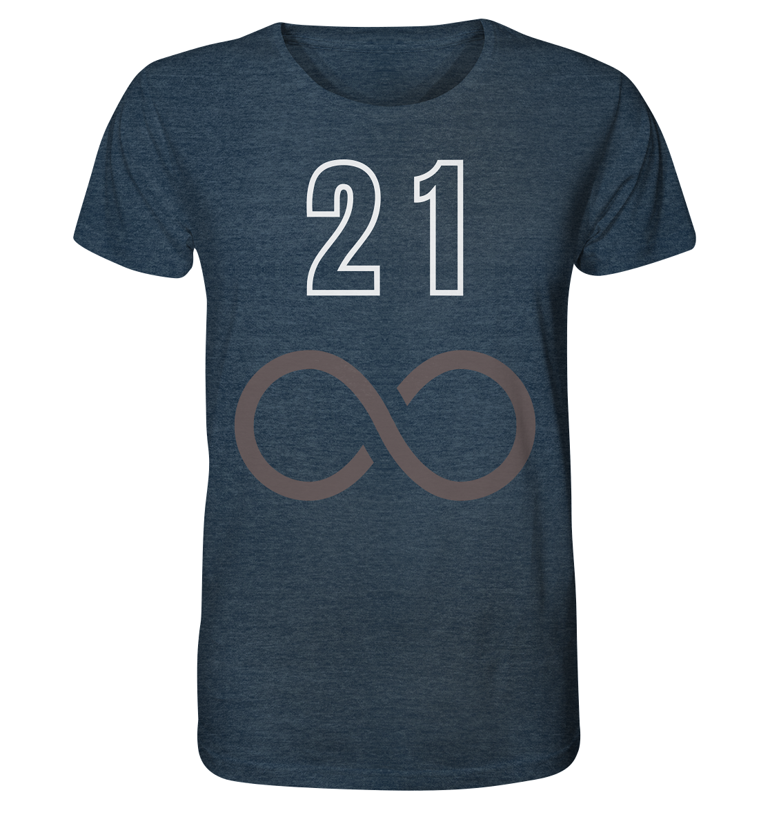 21 unendlich - Organic Shirt (meliert)