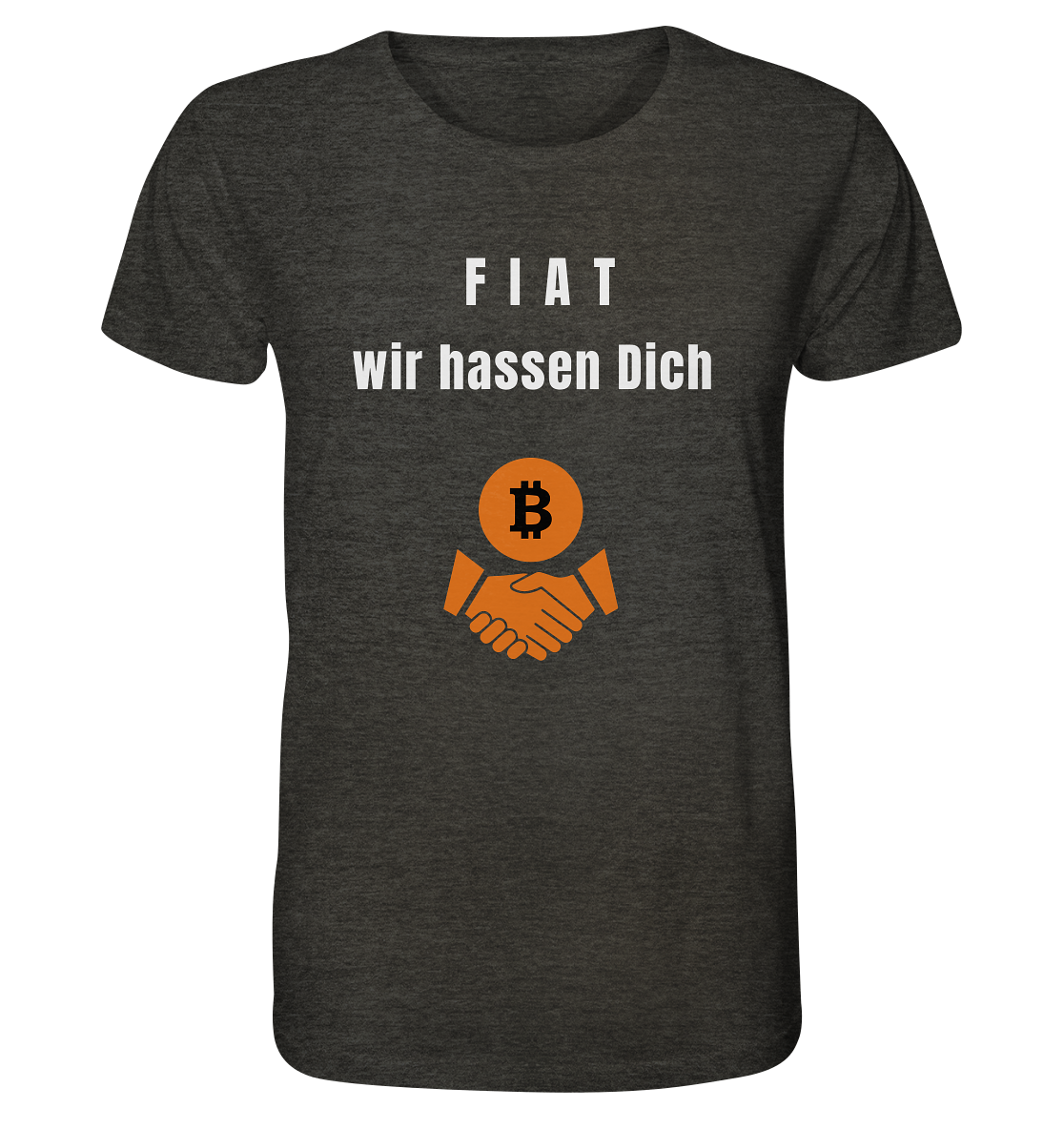 F I A T  wir  hassen  Dich - Organic Shirt (meliert)
