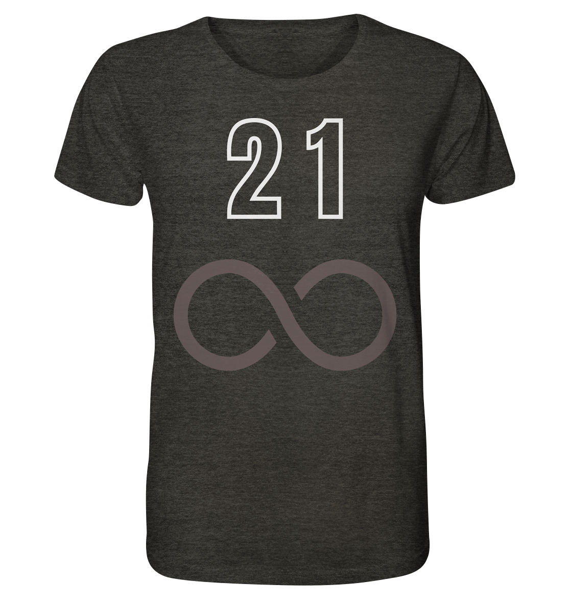 21 unendlich - Organic Shirt (meliert)
