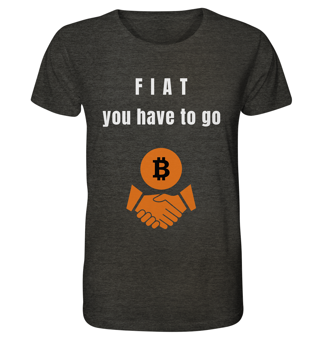 FIAT you have to go - Organic Shirt (meliert)