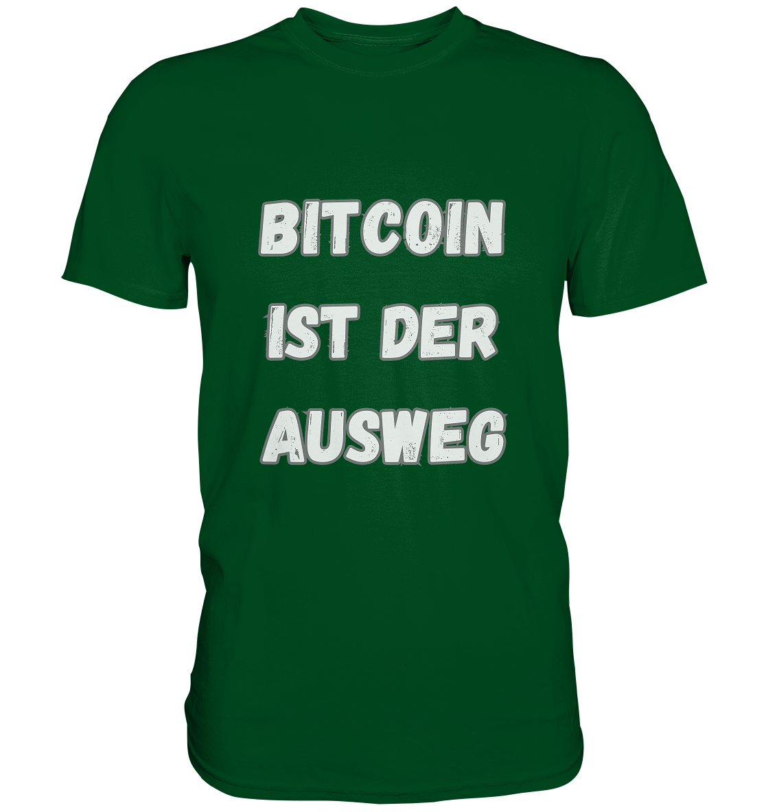 BITCOIN IST DER AUSWEG - LADIES COLLECTION 21% automat. Rabatt bis zum Halving 2024  - Premium Shirt