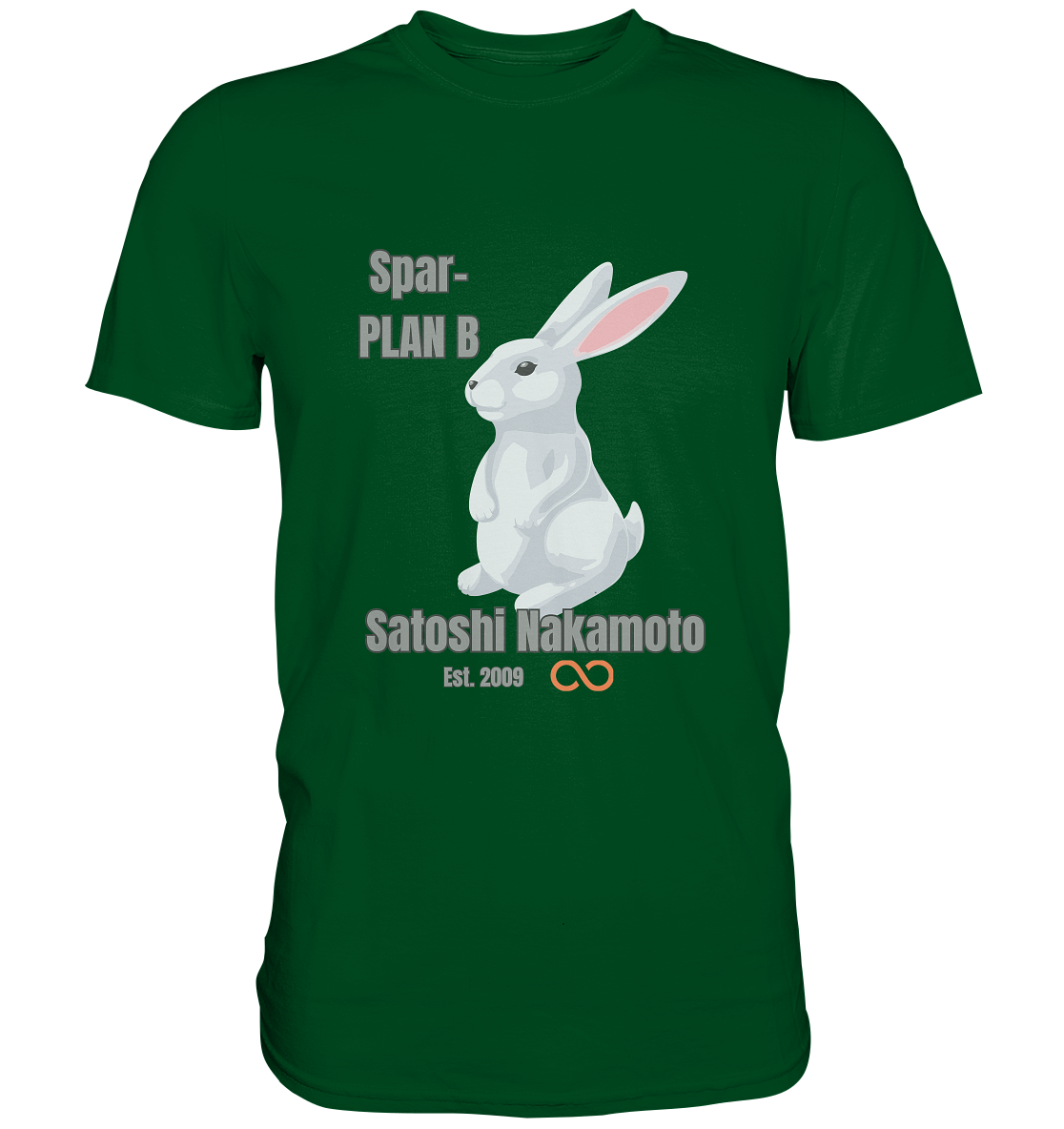 Spar-PLAN B SATOSHI NAKAMOTO Est. 2009 (unendlich) - LADIES COLLECTION 21% automat. Rabatt bis zum Halving 2024  - Premium Shirt