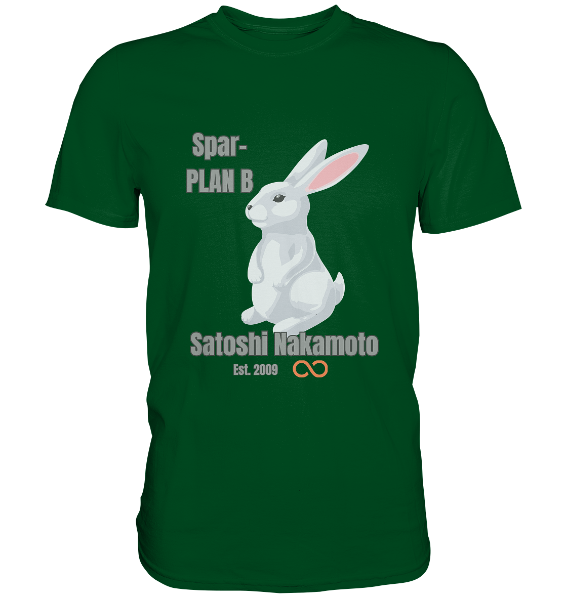 Spar-PLAN B SATOSHI NAKAMOTO Est. 2009 (unendlich) - Premium Shirt