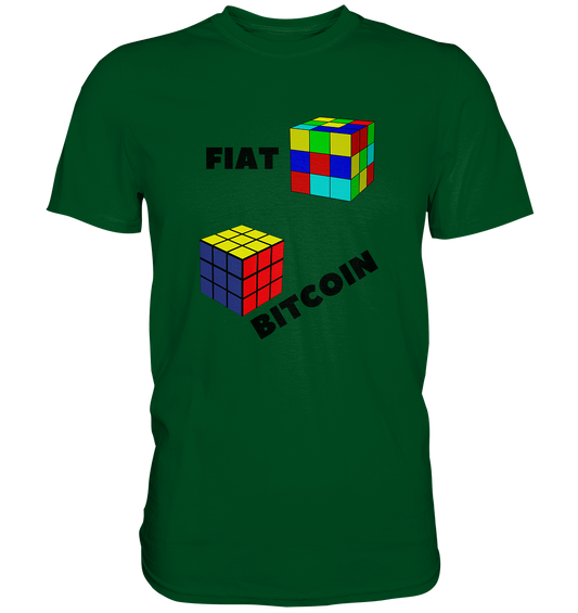 FIAT Cube Bitcoin Cube (Ladies Collection 21% Rabatt bis zum Halving 2024)   - Premium Shirt