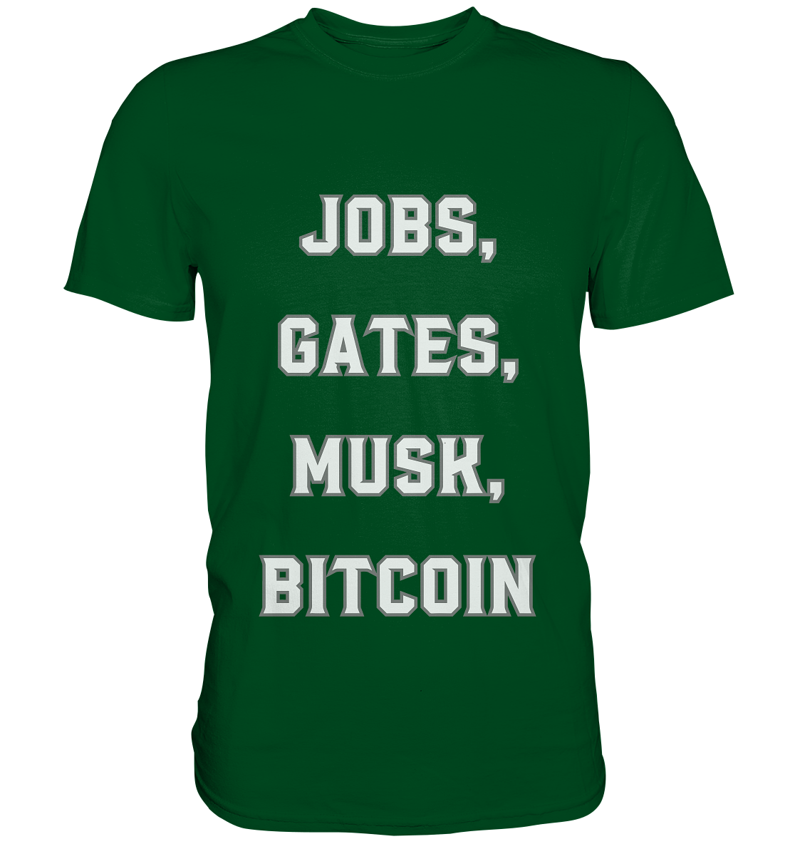 Steve Jobs, Bill Gates, Elon Musk, BITCOIN - Premium Shirt
