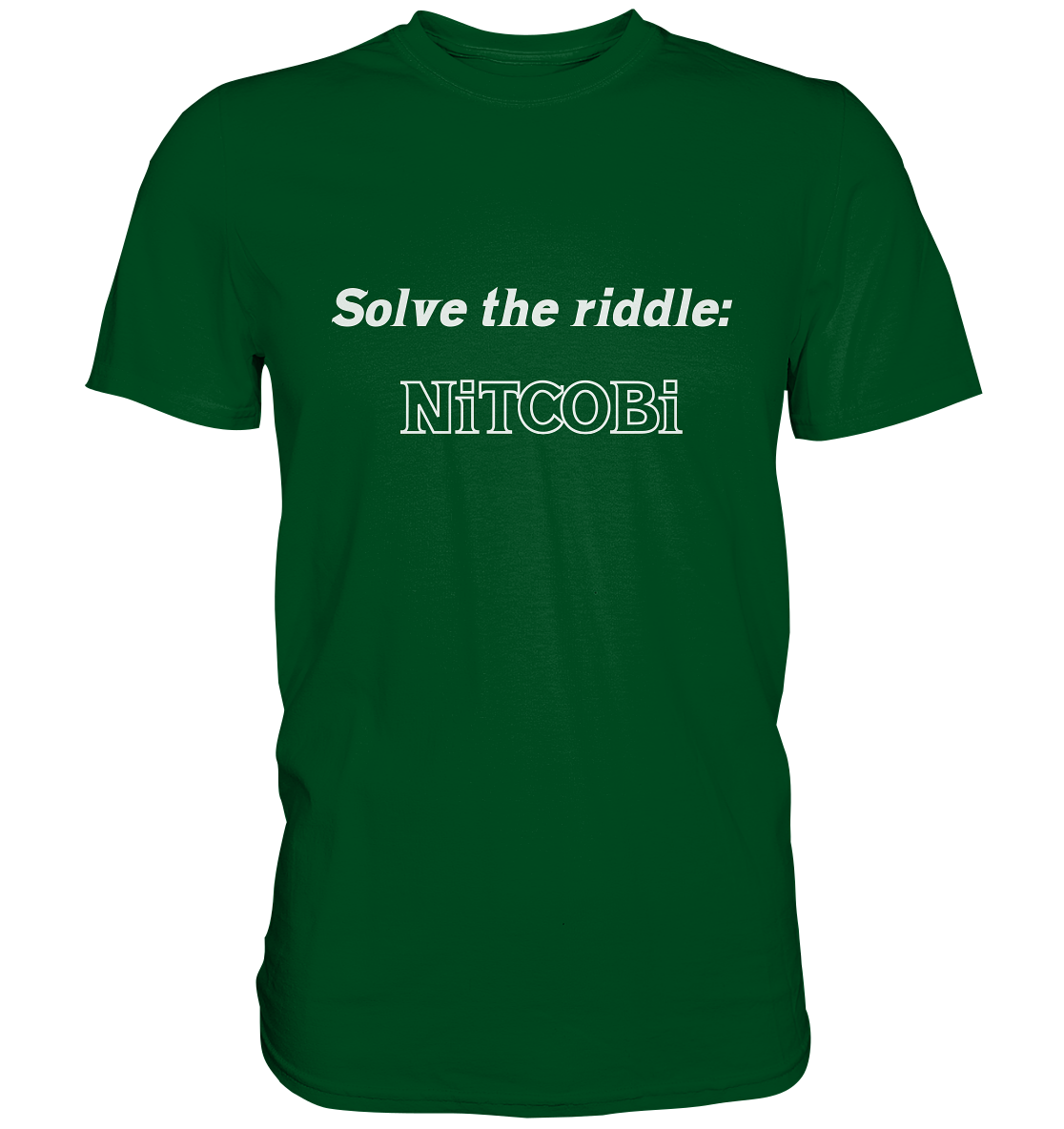 SOLVE THE RIDDLE - NiTCOBi  (Ladies) - Premium Shirt
