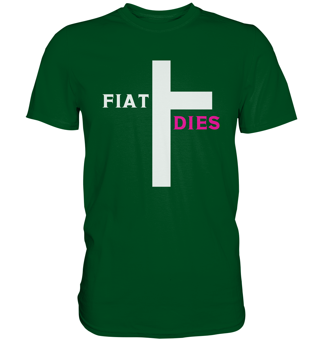 FIAT DIES (weiss / pink) - Ladies Collection  - Premium Shirt