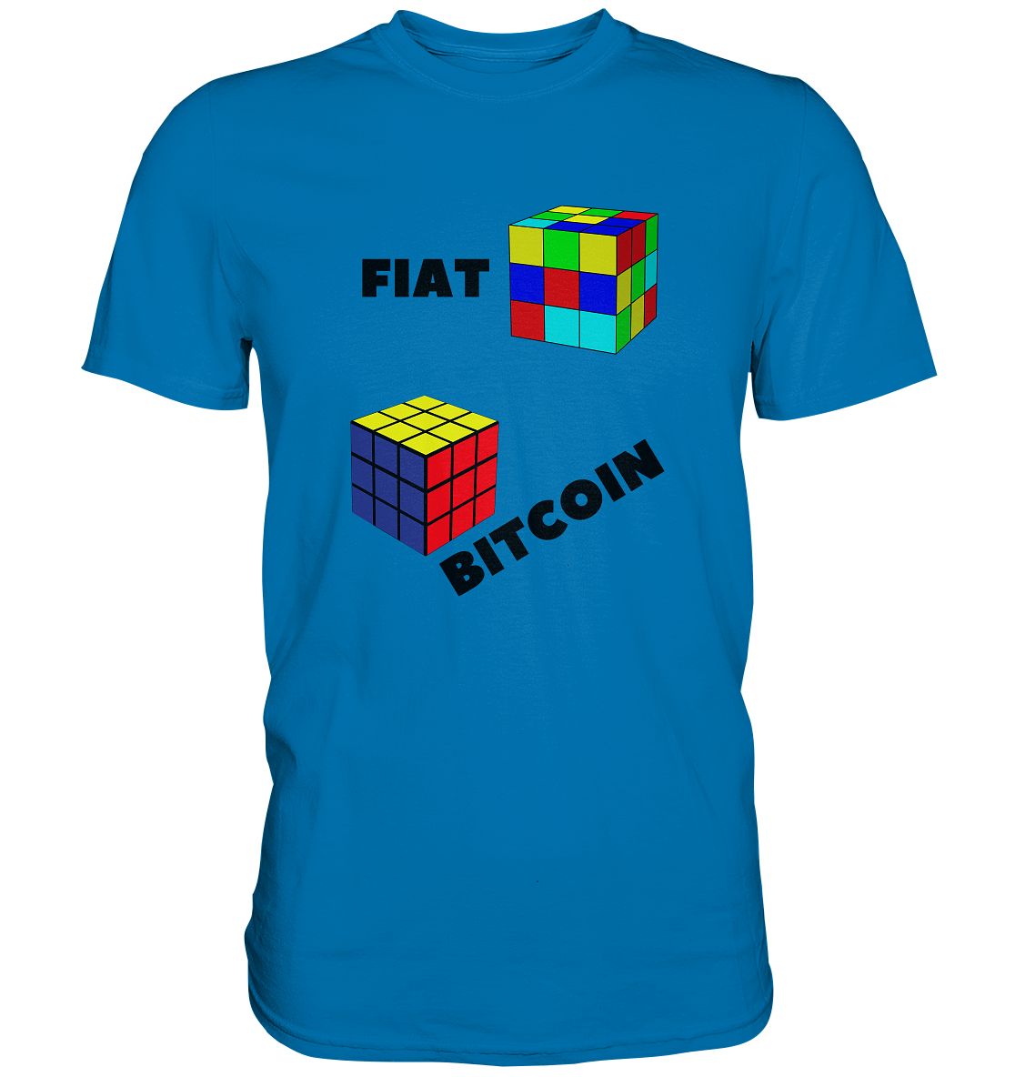 FIAT Cube Bitcoin Cube (Ladies Collection 21% Rabatt bis zum Halving 2024)   - Premium Shirt