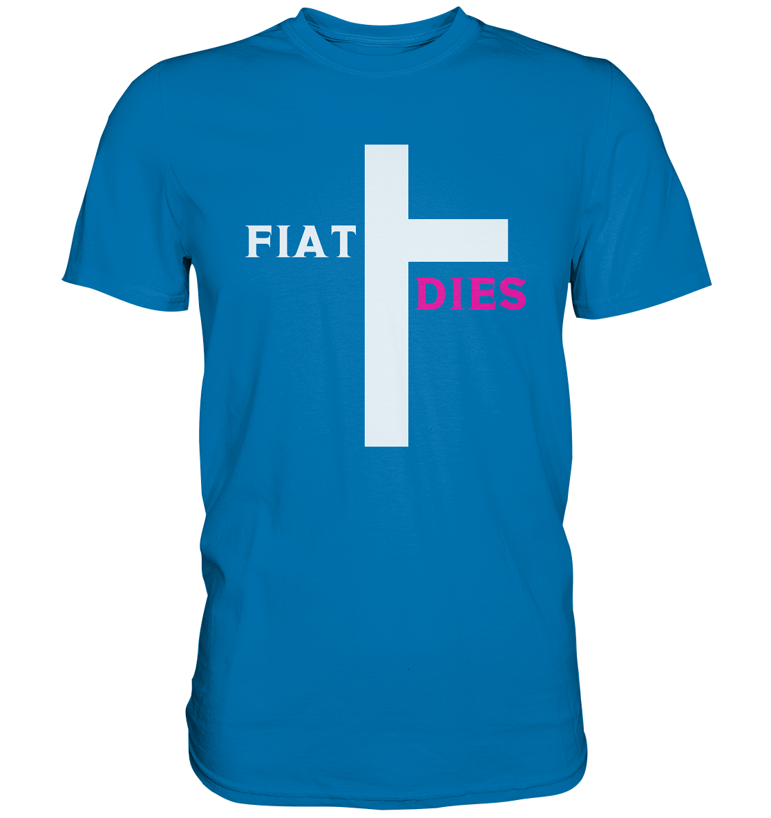 FIAT DIES (weiss / pink) - Ladies Collection  - Premium Shirt