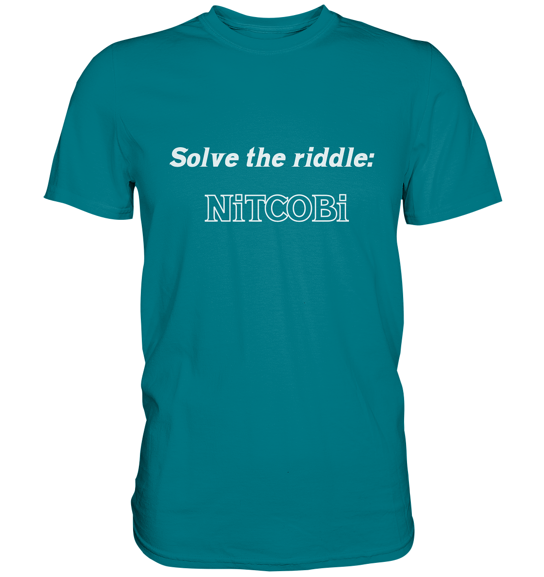 SOLVE THE RIDDLE - NiTCOBi  (Ladies) - Premium Shirt