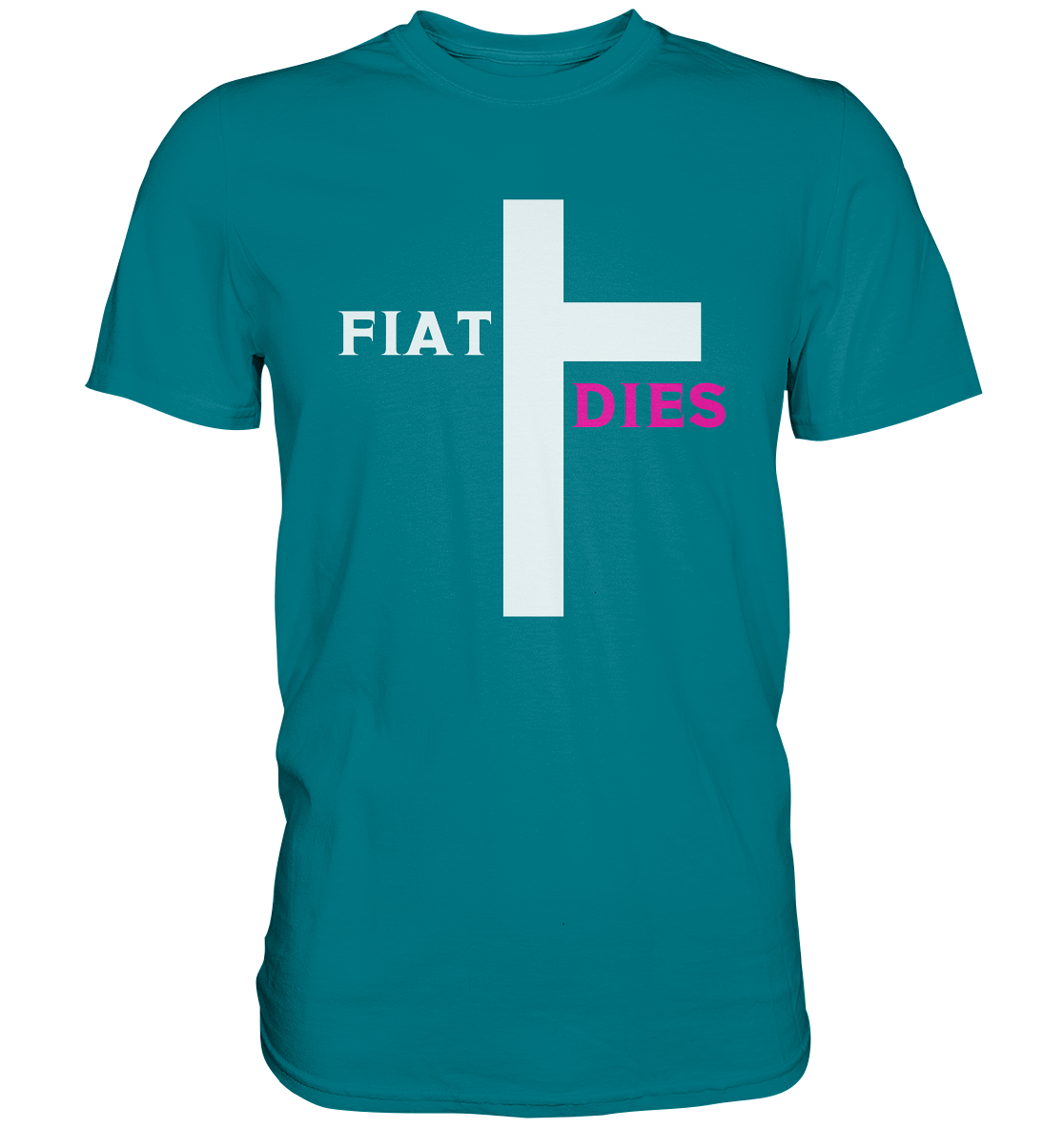FIAT DIES (weiss / pink) - Ladies Collection  - Premium Shirt