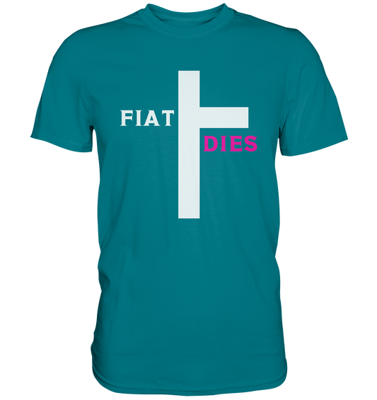 FIAT DIES (weiss / pink) - Ladies Collection  - Premium Shirt