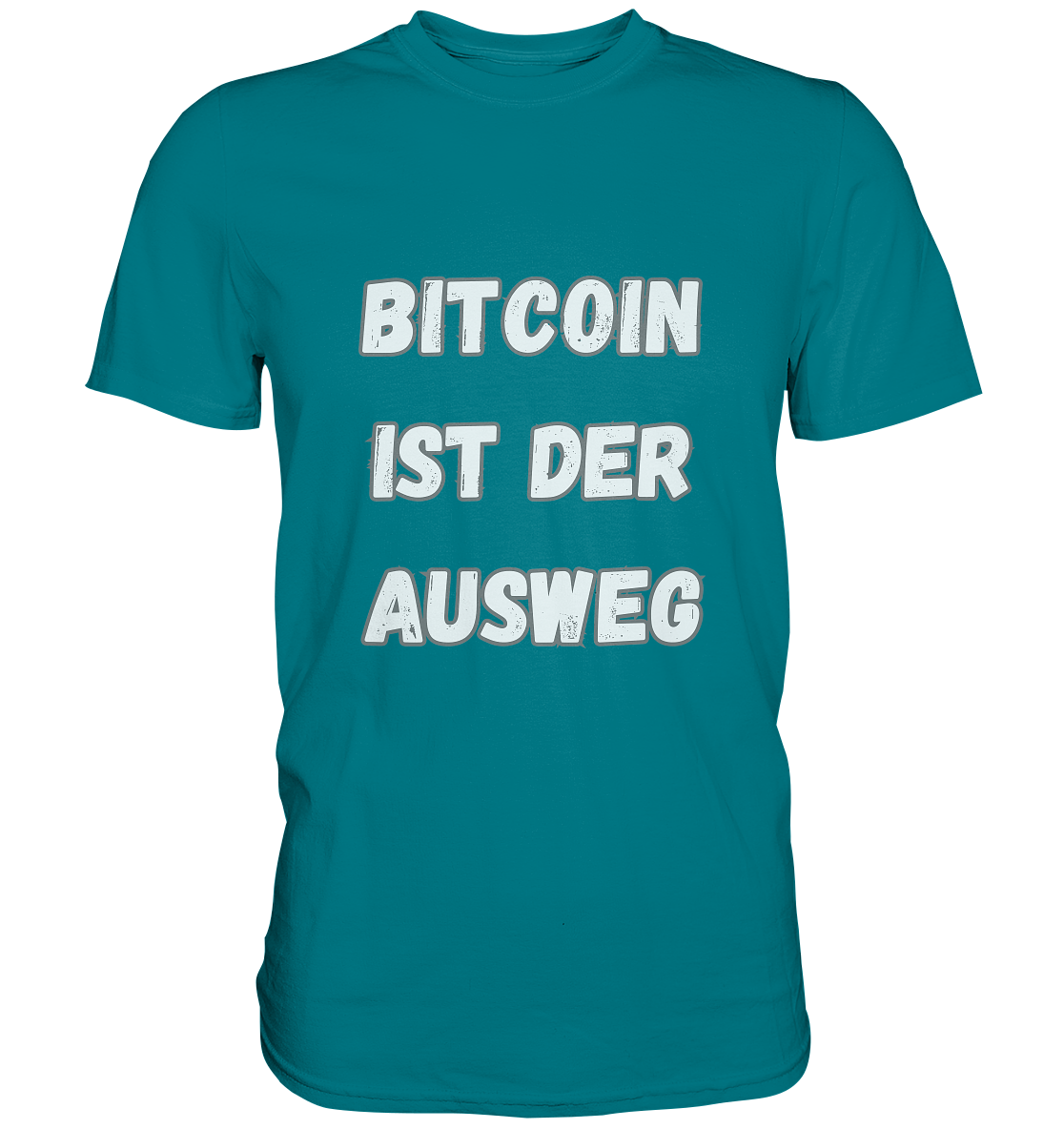 BITCOIN IST DER AUSWEG - LADIES COLLECTION 21% automat. Rabatt bis zum Halving 2024  - Premium Shirt