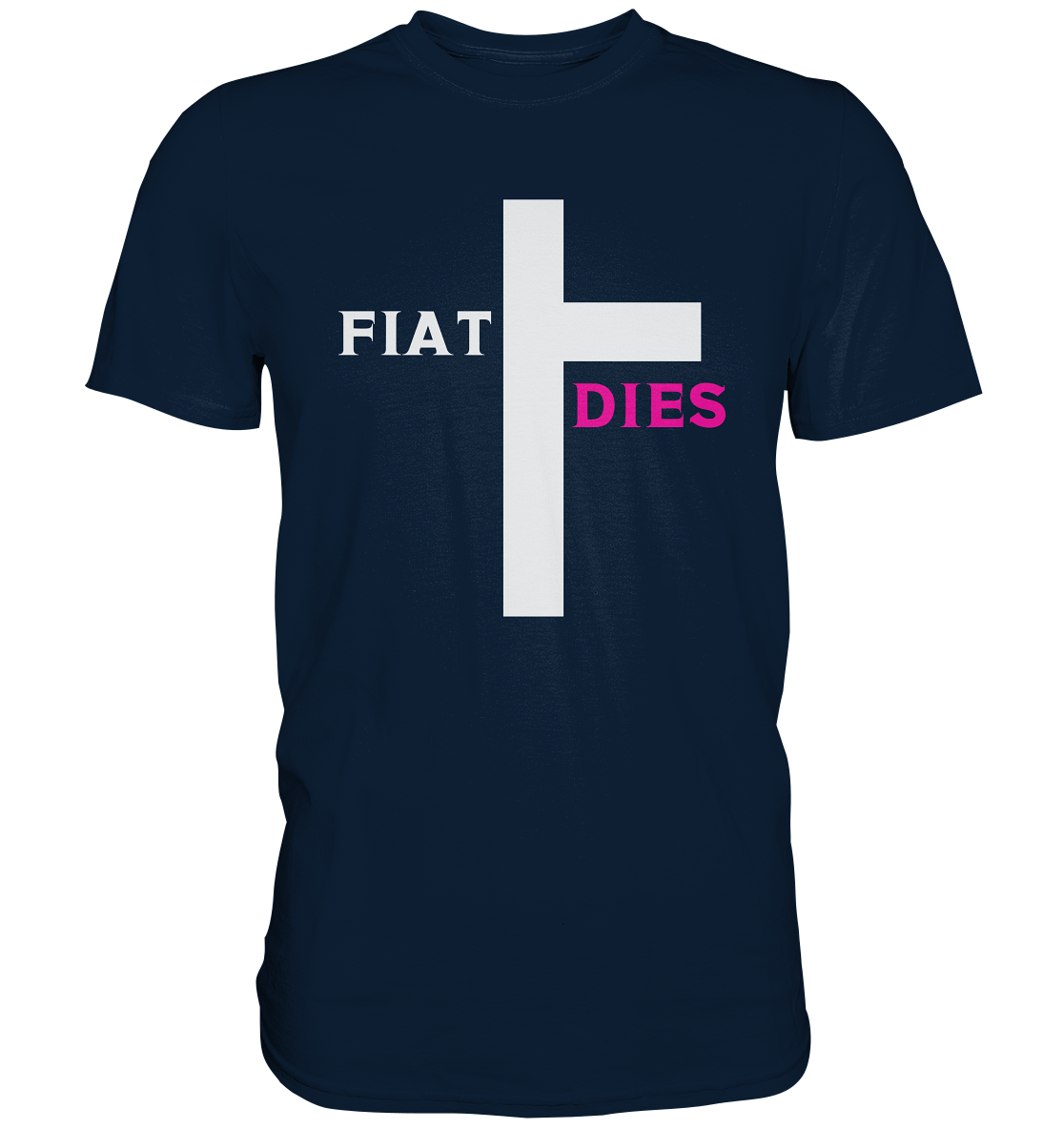 FIAT DIES (weiss / pink) - Ladies Collection  - Premium Shirt