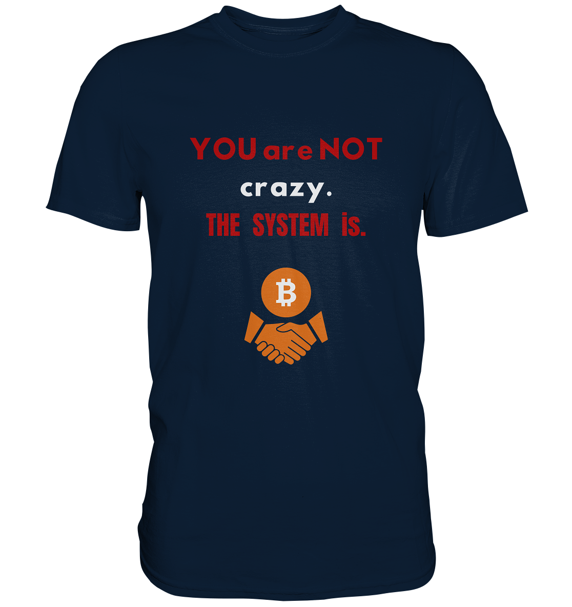 YOU are NOT crazy. THE SYSTEM is. - Premium Shirt