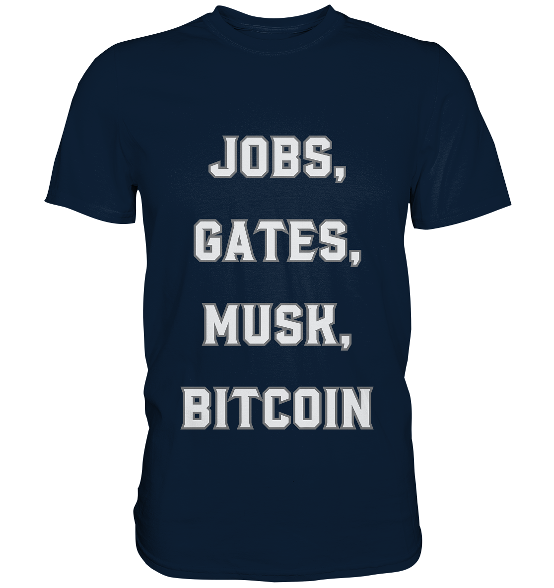 Steve Jobs, Bill Gates, Elon Musk, BITCOIN - Premium Shirt