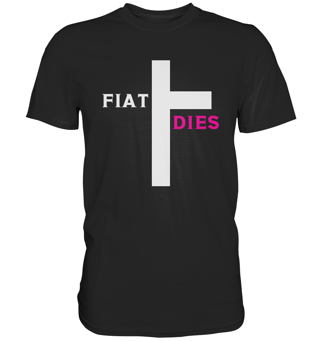 FIAT DIES (weiss / pink) - Ladies Collection  - Premium Shirt