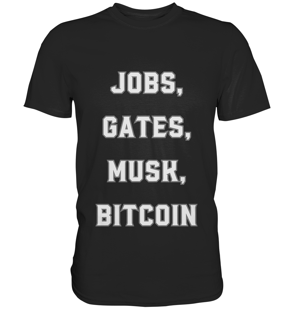 Steve Jobs, Bill Gates, Elon Musk, BITCOIN - Premium Shirt