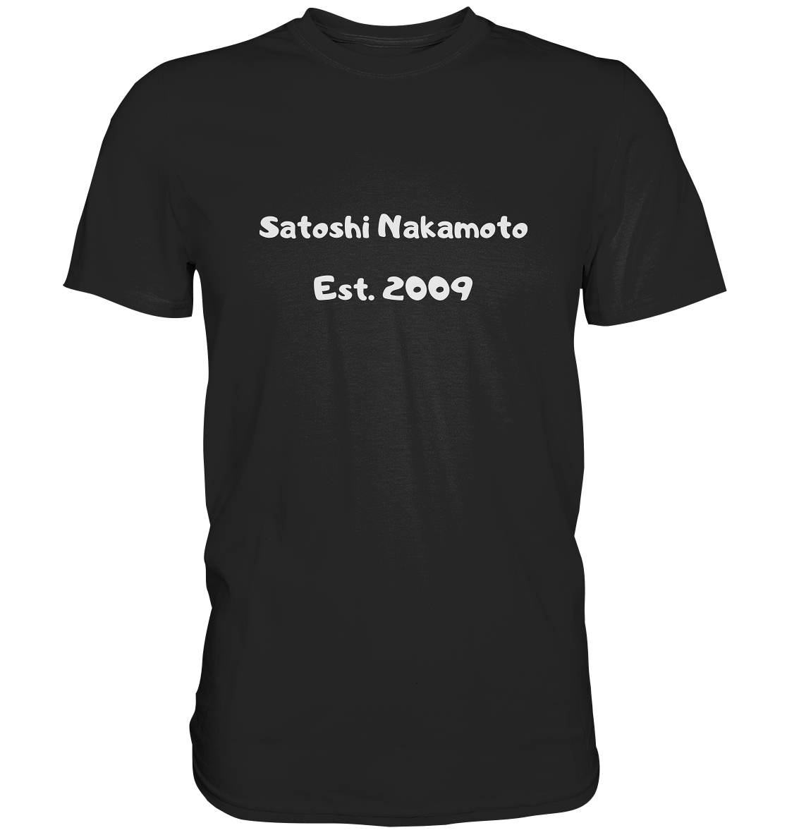 Satoshi Nakamoto Est. 2009 (Signatur pur) - Premium Shirt