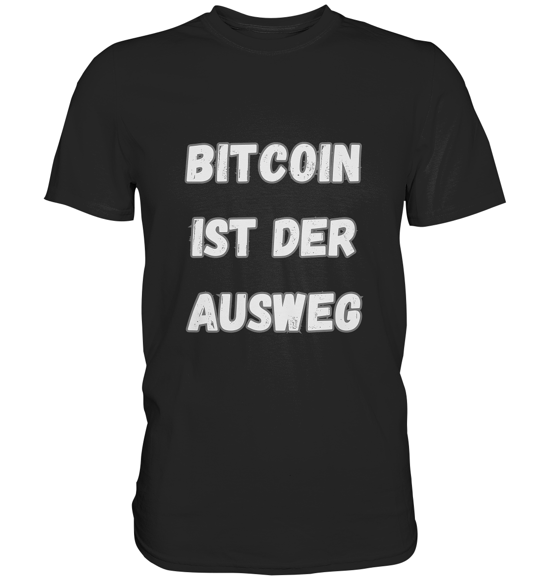 BITCOIN IST DER AUSWEG - LADIES COLLECTION 21% automat. Rabatt bis zum Halving 2024  - Premium Shirt