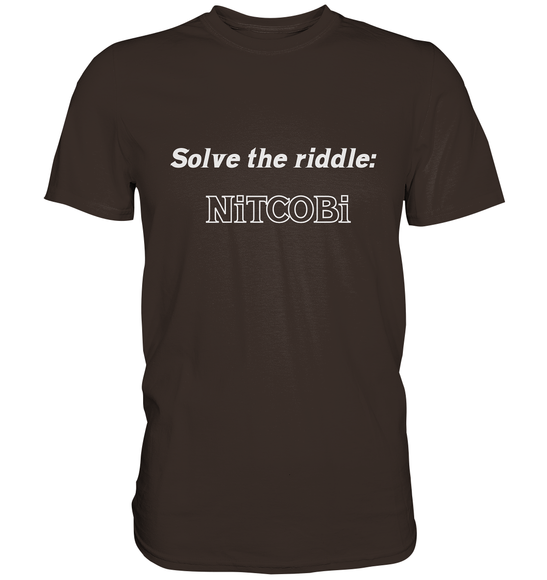 SOLVE THE RIDDLE - NiTCOBi  (Ladies) - Premium Shirt