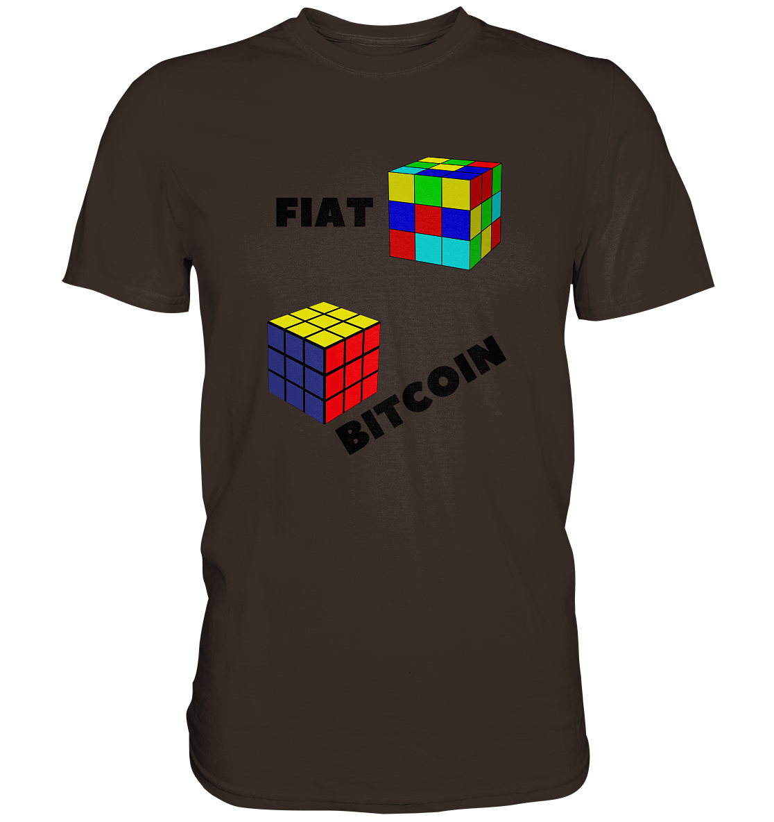 FIAT Cube Bitcoin Cube (Ladies Collection 21% Rabatt bis zum Halving 2024)   - Premium Shirt