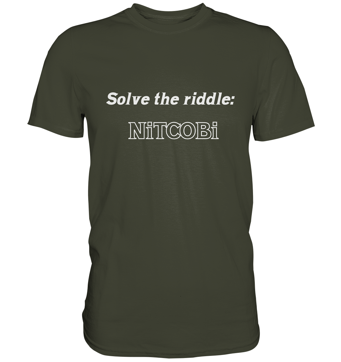 SOLVE THE RIDDLE - NiTCOBi  (Ladies) - Premium Shirt