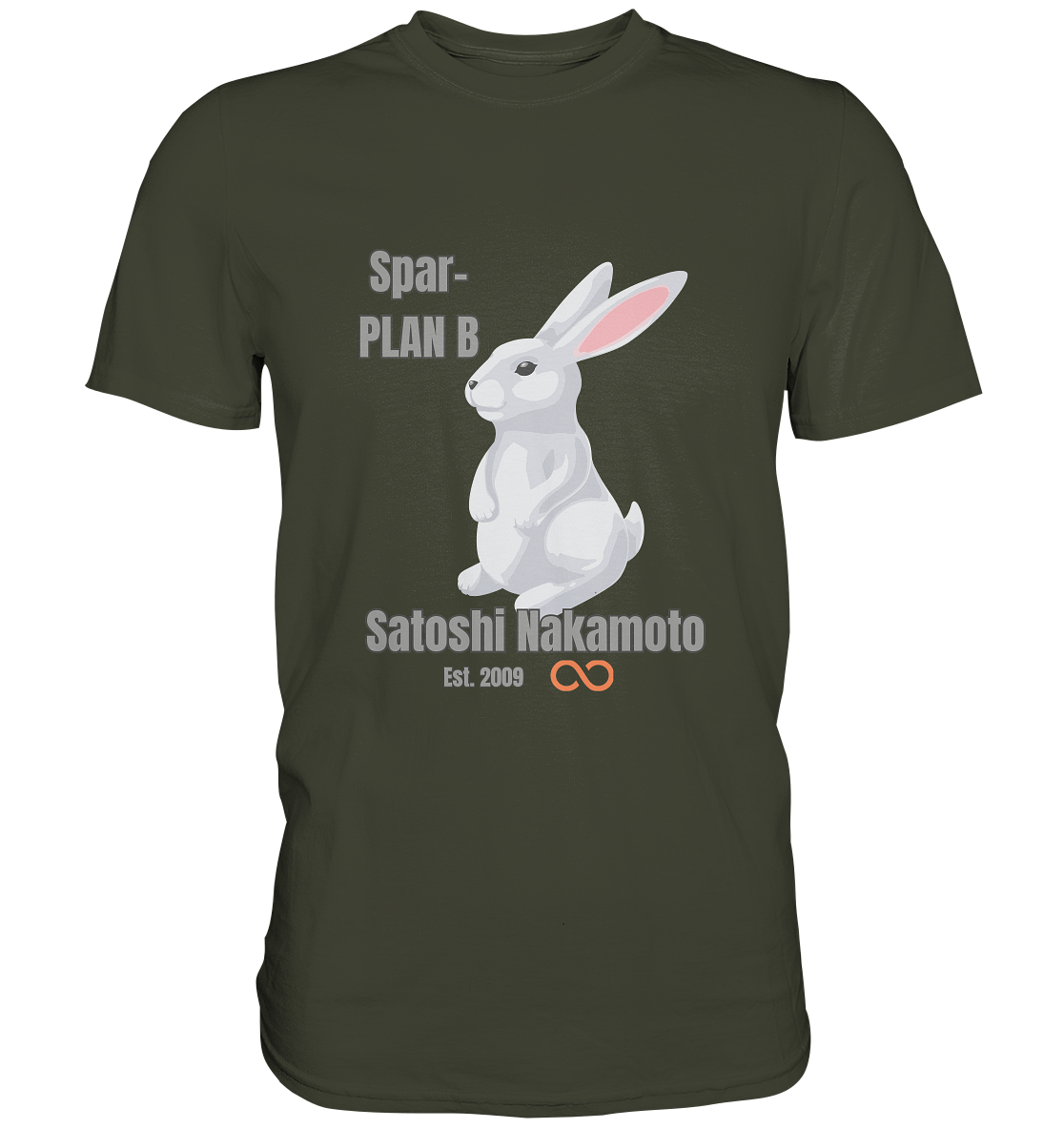 Spar-PLAN B SATOSHI NAKAMOTO Est. 2009 (unendlich) - LADIES COLLECTION 21% automat. Rabatt bis zum Halving 2024  - Premium Shirt