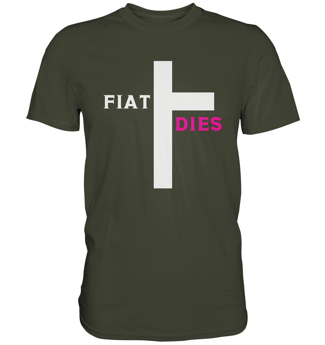 FIAT DIES (weiss / pink) - Ladies Collection  - Premium Shirt