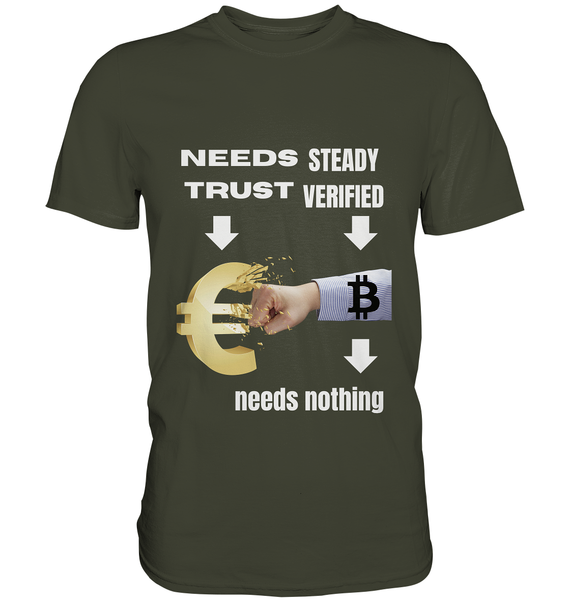 Needs TRUST / Needs NOTHING - Premium Shirt