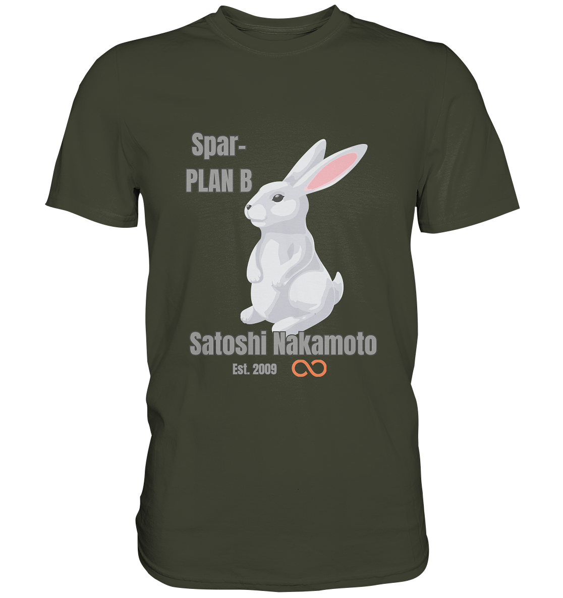 Spar-PLAN B SATOSHI NAKAMOTO Est. 2009 (unendlich) - Premium Shirt