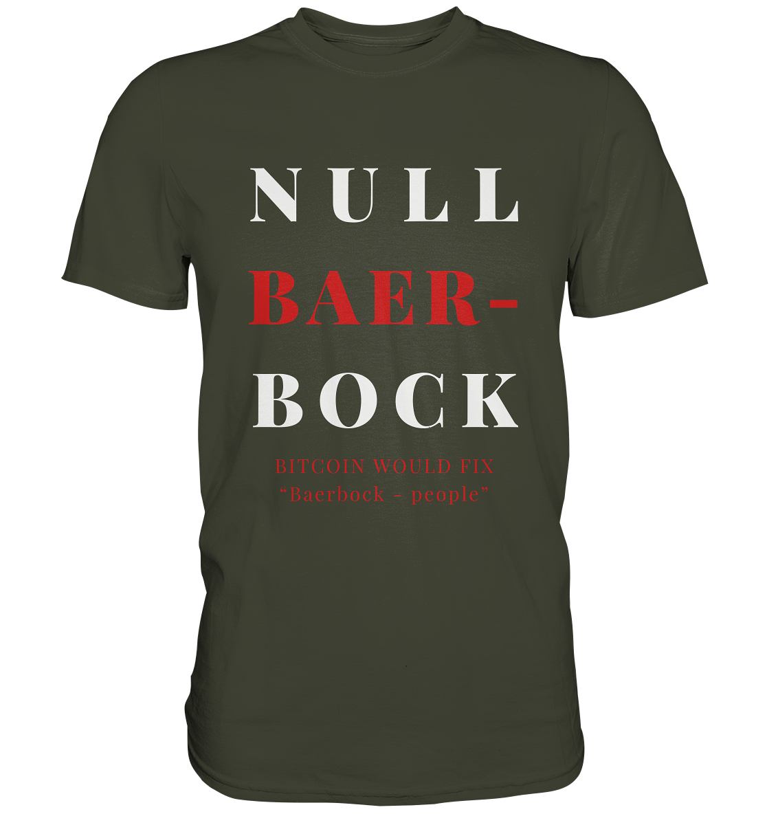BAERBOCK ? BITCOIN WOULD FIX "Baerbock people" STUDY BITCOIN - (Ladies Collection 21% Rabatt bis zum Halving 2024)  - Premium Shirt