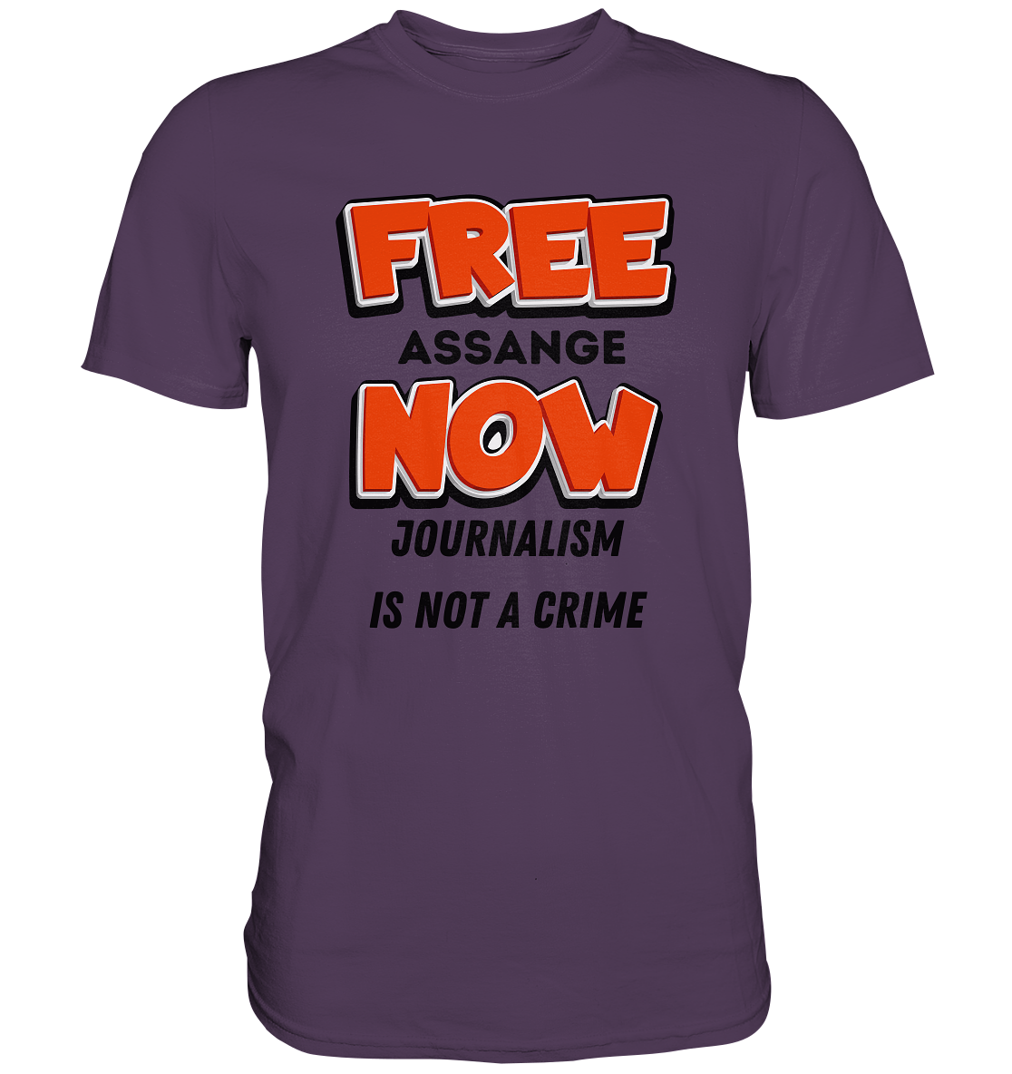 FREE ASSANGE NOW - JOURNALISM IS NOT A CRIME - Premium Shirt