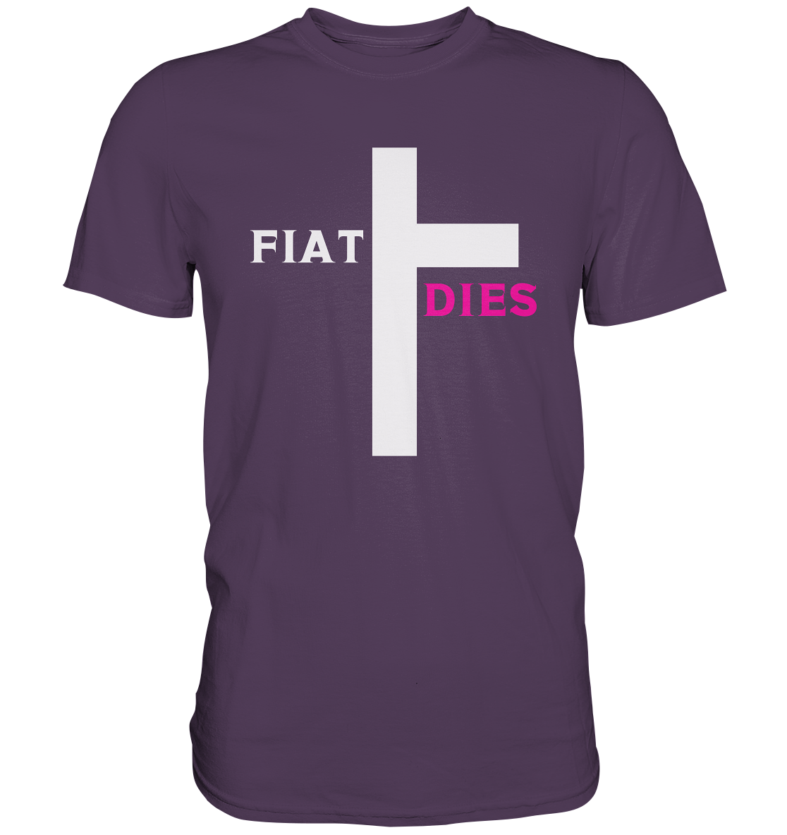 FIAT DIES (weiss / pink) - Ladies Collection  - Premium Shirt