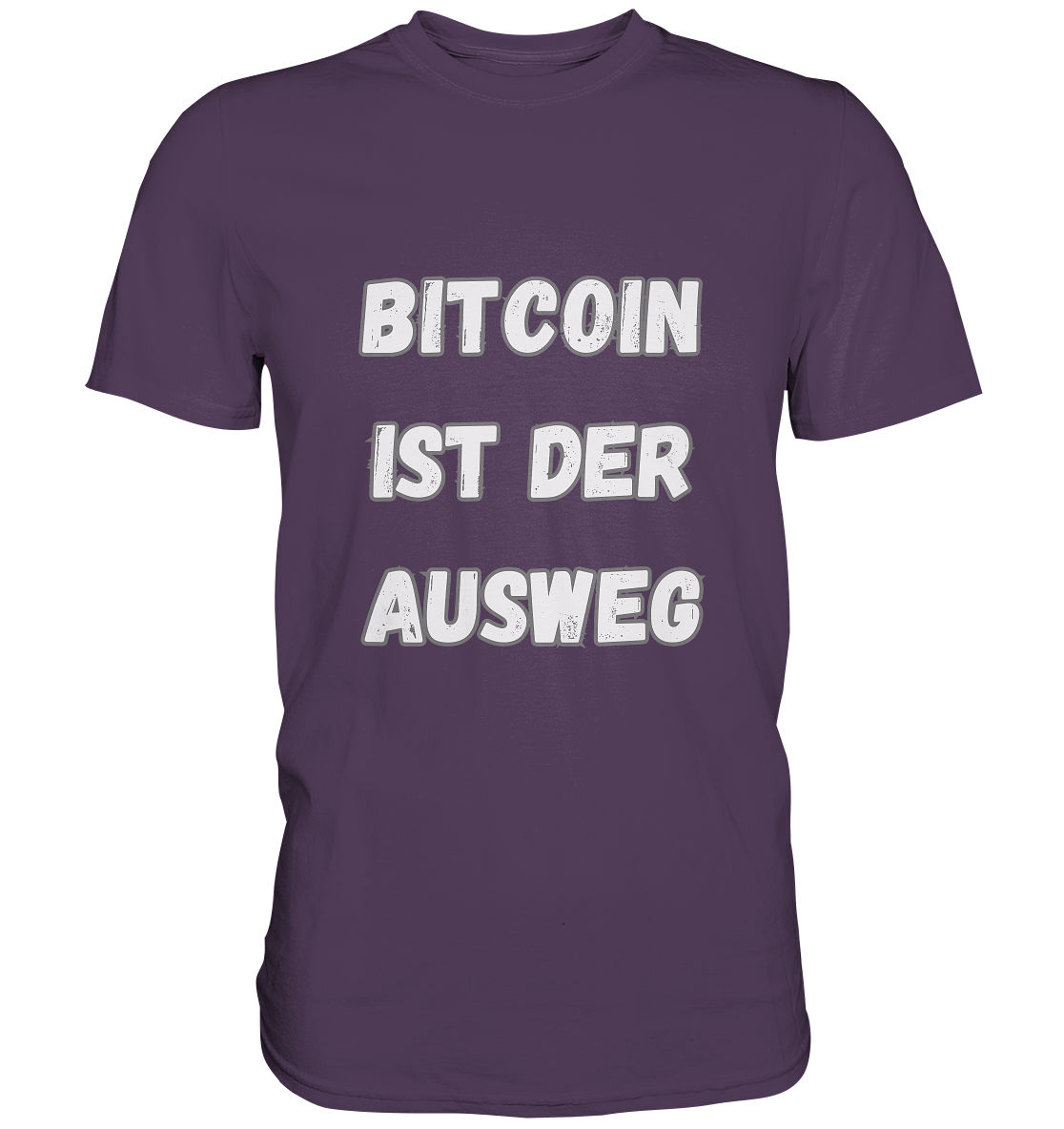 BITCOIN IST DER AUSWEG - LADIES COLLECTION 21% automat. Rabatt bis zum Halving 2024  - Premium Shirt