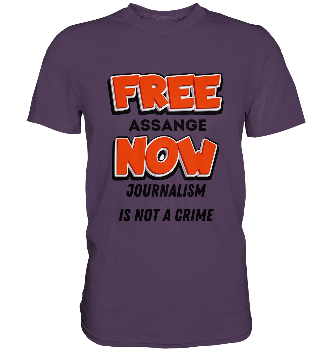 FREE ASSANGE NOW - JOURNALISM IS NOT A CRIME (Ladies Collection 21% Rabatt bis zum Halving 2024)  - Premium Shirt