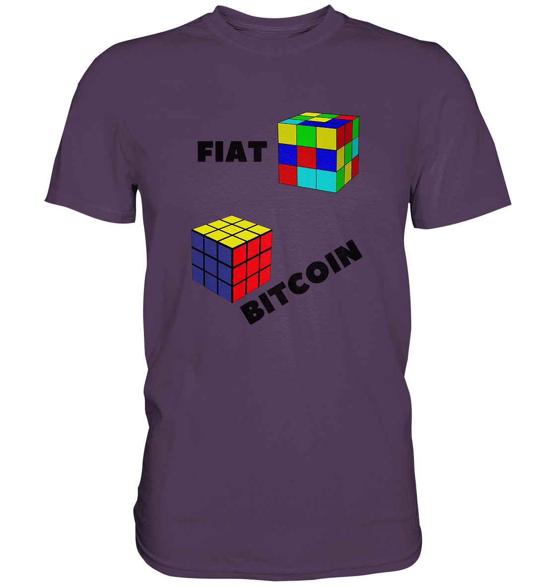 FIAT Cube Bitcoin Cube (Ladies Collection 21% Rabatt bis zum Halving 2024)   - Premium Shirt