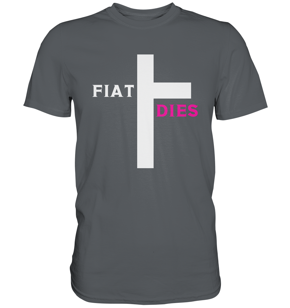 FIAT DIES (weiss / pink) - Ladies Collection  - Premium Shirt