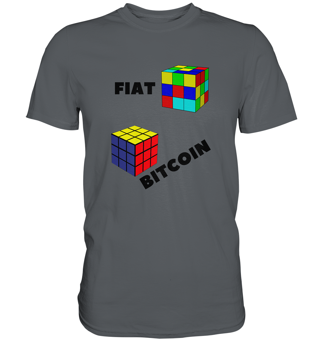 FIAT Cube Bitcoin Cube (Ladies Collection 21% Rabatt bis zum Halving 2024)   - Premium Shirt