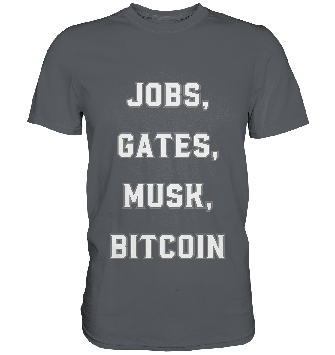 Steve Jobs, Bill Gates, Elon Musk, BITCOIN - Premium Shirt