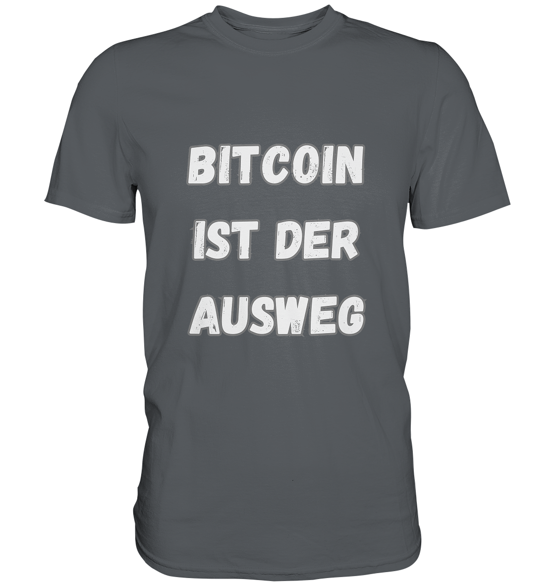 BITCOIN IST DER AUSWEG - LADIES COLLECTION 21% automat. Rabatt bis zum Halving 2024  - Premium Shirt