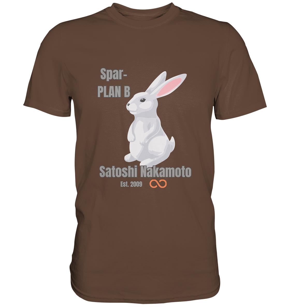 Spar-PLAN B SATOSHI NAKAMOTO Est. 2009 (unendlich) - LADIES COLLECTION 21% automat. Rabatt bis zum Halving 2024  - Premium Shirt