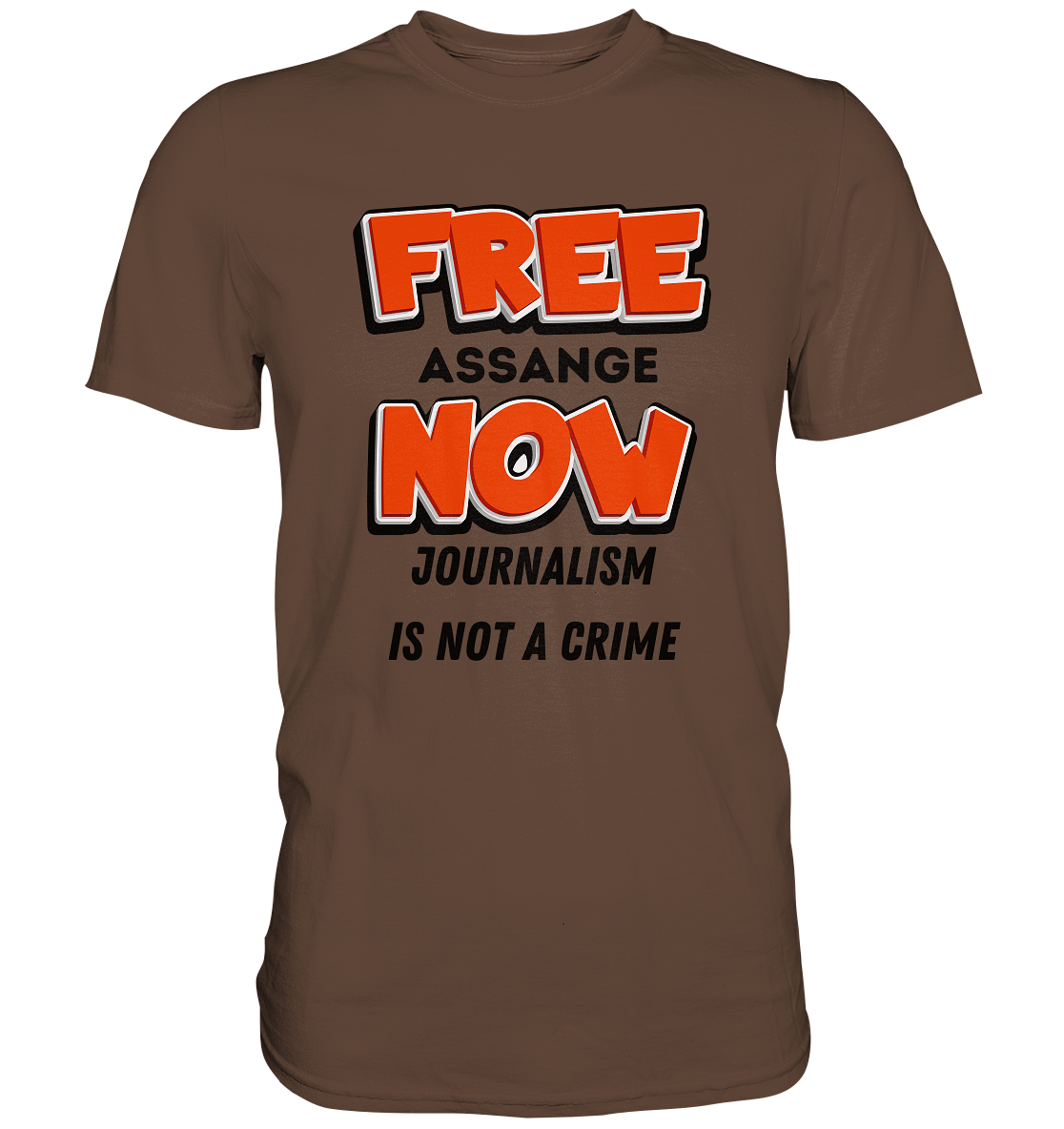 FREE ASSANGE NOW - JOURNALISM IS NOT A CRIME - Premium Shirt