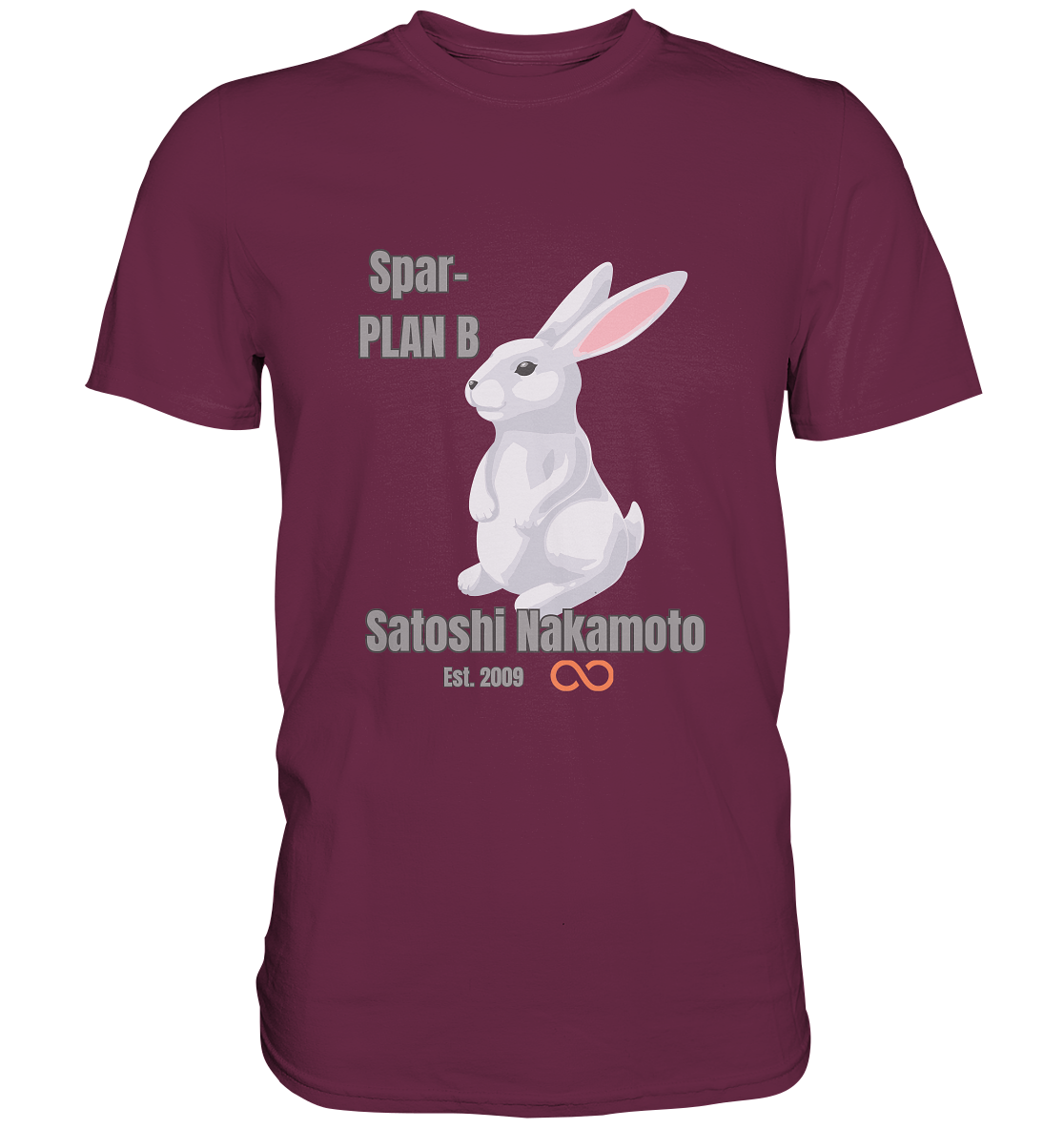 Spar-PLAN B SATOSHI NAKAMOTO Est. 2009 (unendlich) - LADIES COLLECTION 21% automat. Rabatt bis zum Halving 2024  - Premium Shirt