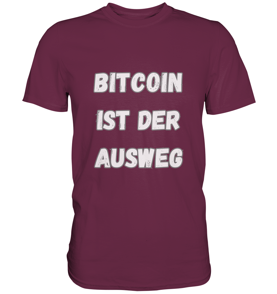 BITCOIN IST DER AUSWEG - LADIES COLLECTION 21% automat. Rabatt bis zum Halving 2024  - Premium Shirt