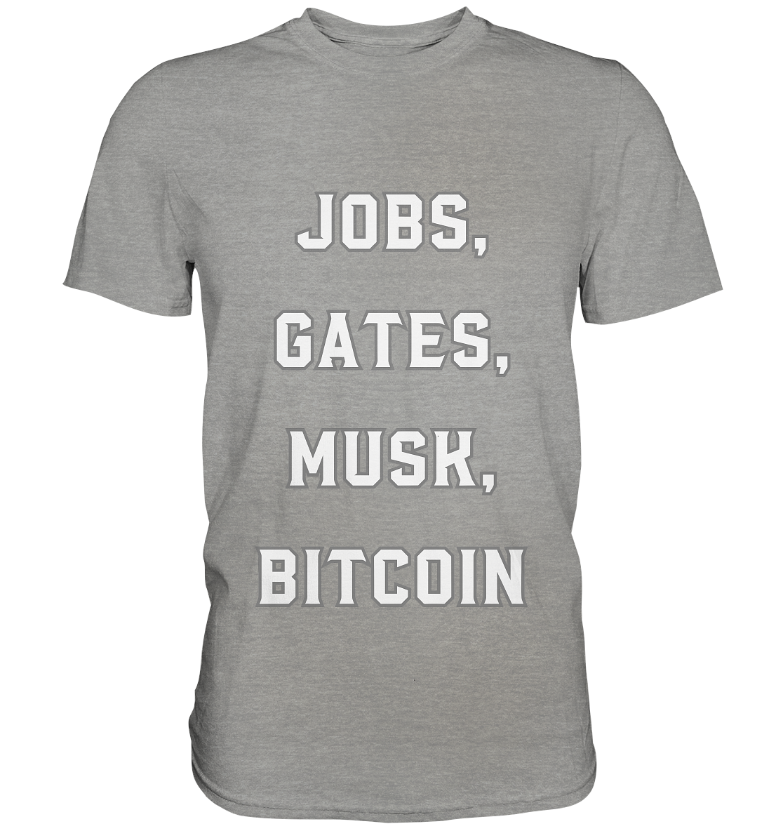 Steve Jobs, Bill Gates, Elon Musk, BITCOIN - Premium Shirt