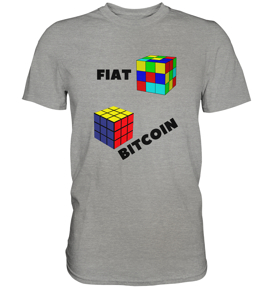 FIAT Cube Bitcoin Cube (Ladies Collection 21% Rabatt bis zum Halving 2024)   - Premium Shirt
