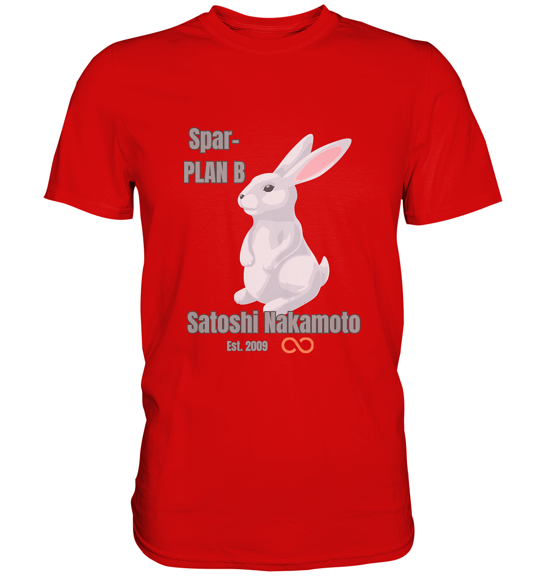 Spar-PLAN B SATOSHI NAKAMOTO Est. 2009 (unendlich) - LADIES COLLECTION 21% automat. Rabatt bis zum Halving 2024  - Premium Shirt