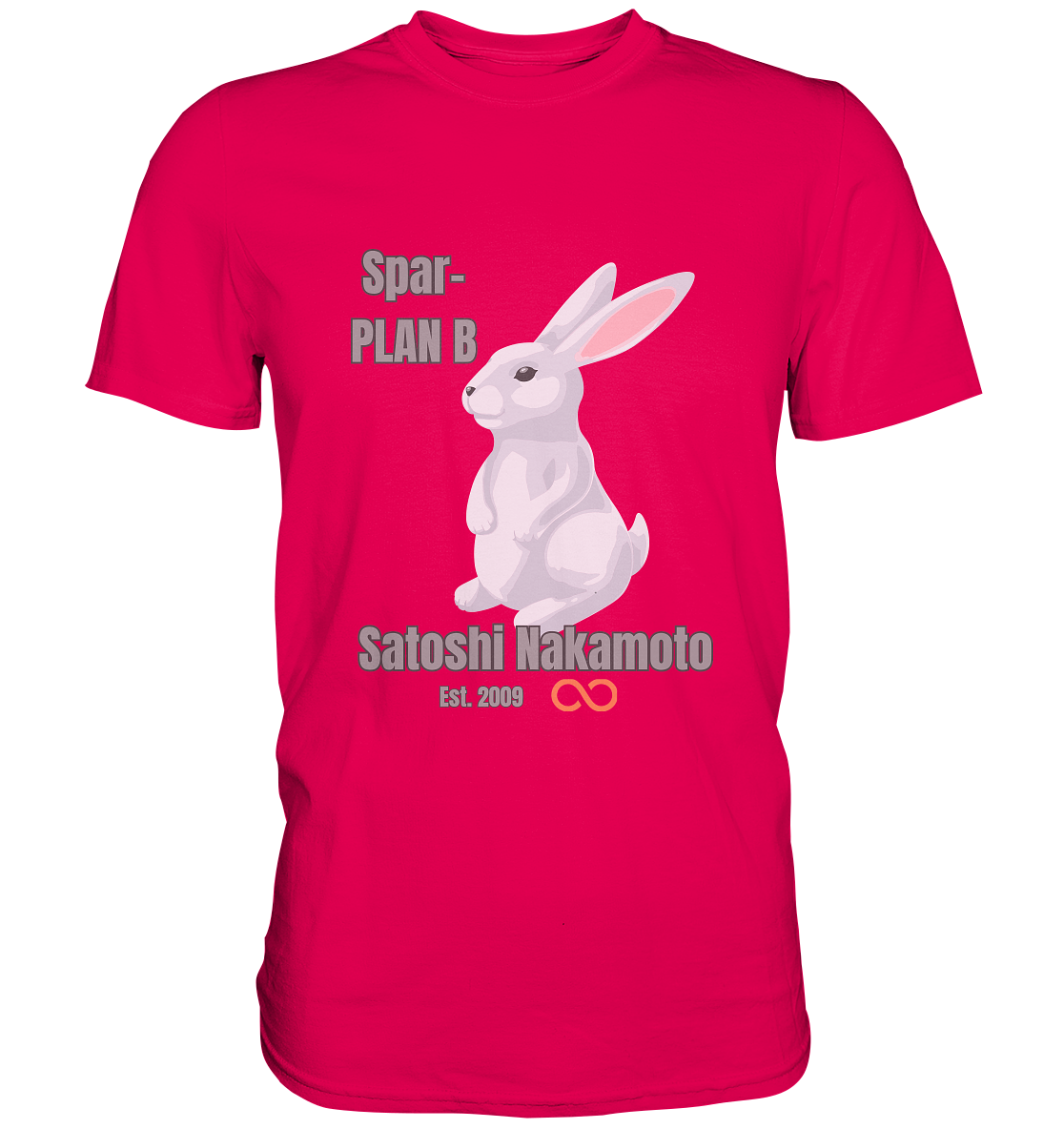 Spar-PLAN B SATOSHI NAKAMOTO Est. 2009 (unendlich) - Premium Shirt